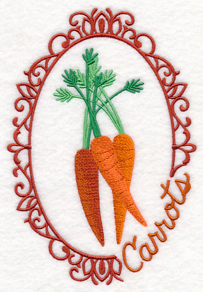 Vegetable Cameo - Carrots - Image 3