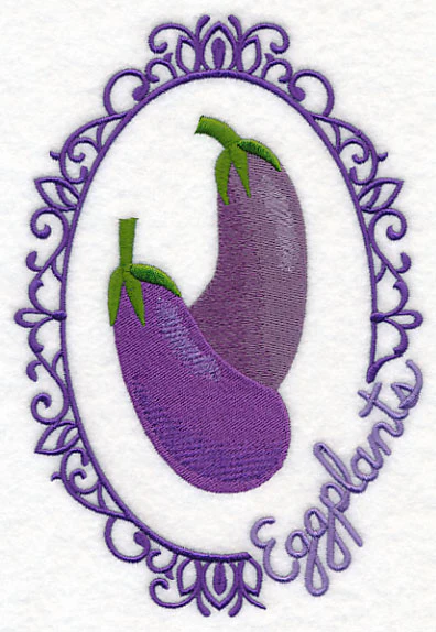 Vegetable Cameo - Eggplants - Image 3