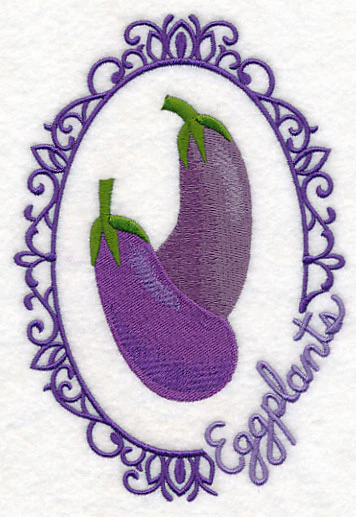 Vegetable Cameo - Eggplants - Image 4