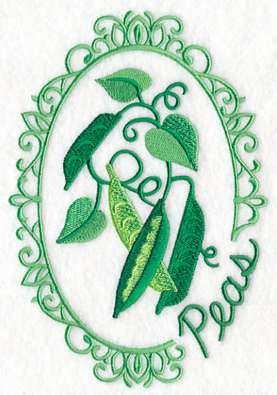 Vegetable Cameo - Peas - Image 3