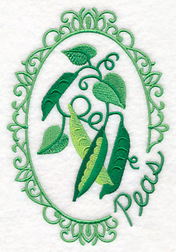 Vegetable Cameo - Peas - Image 4