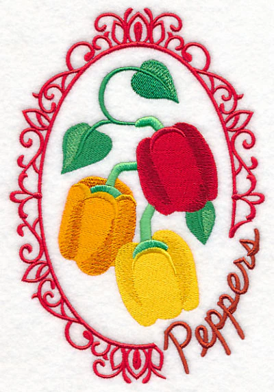 Vegetable Cameo - Peppers - Image 3