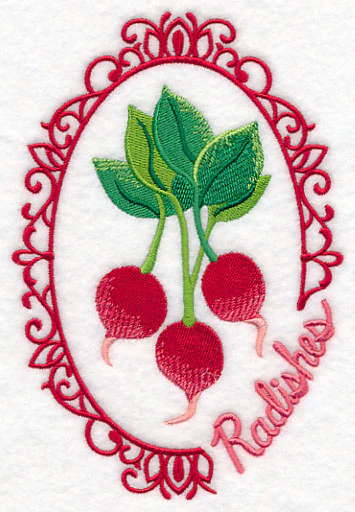 Vegetable Cameo - Radishes - Image 4