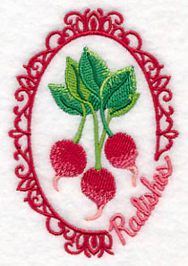 Vegetable Cameo - Radishes - Image 5