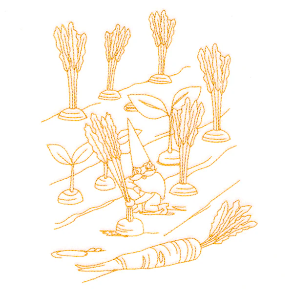 Vegetable Patch Garden Gnomes - Carrots - Image 4