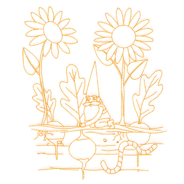 Vegetable Patch Garden Gnomes - Radishes - Image 3