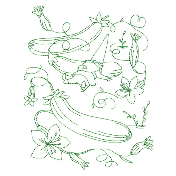 Vegetable Patch Garden Gnomes - Zucchini - Image 7
