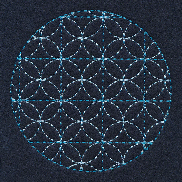 Venn Kaleidoscope Sashiko Quilting Circle - Image 7