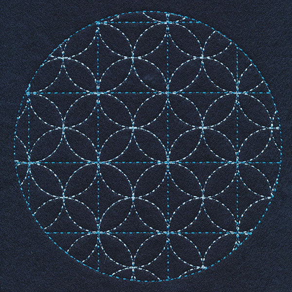 Venn Kaleidoscope Sashiko Quilting Circle - Image 9