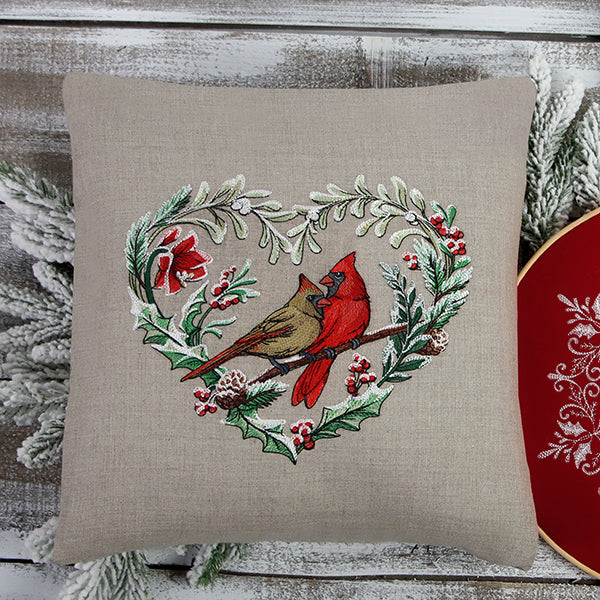 Very Merry Cardinal Wreath - Image 2
