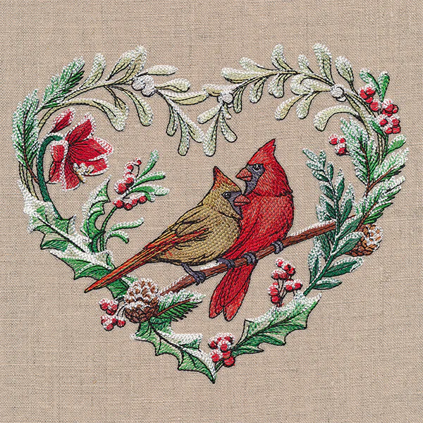 Very Merry Cardinal Wreath - Image 7