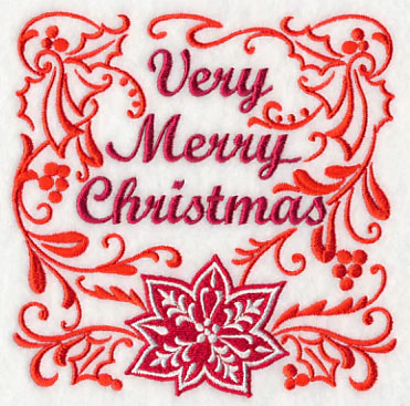 Very Merry Christmas and Poinsettia - Image 4