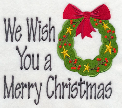 Very Merry Christmas Wreath - Image 2