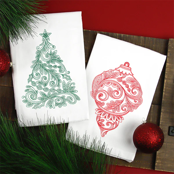 Very Merry Swirls - Ornament - Image 2