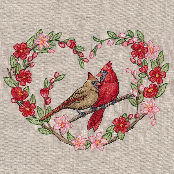 Very Tweet Cardinals Wreath - Image 4