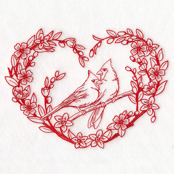 Very Tweet Cardinals Wreath (Vintage) - Image 2