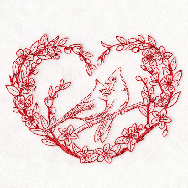 Very Tweet Cardinals Wreath (Vintage) - Image 4