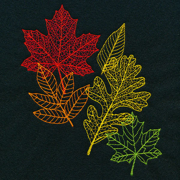 Vibrant Autumn Leaf Spray