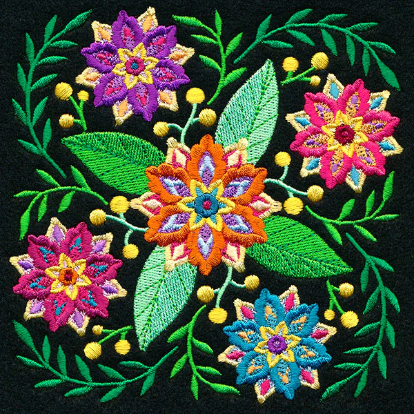Vibrant Blooms Square - Image 7