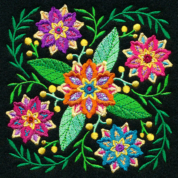 Vibrant Blooms Square - Image 9