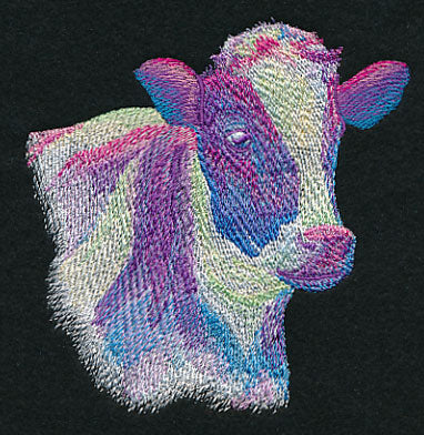 Vibrant Cow in Watercolor - Image 4