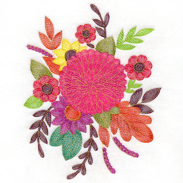 Vibrant Fall Dahlia Bouquet - Image 7