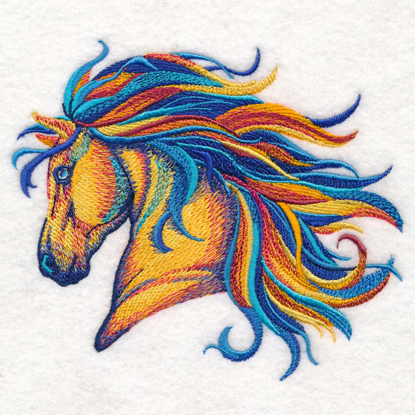 Vibrant Horse in Watercolor - Image 3