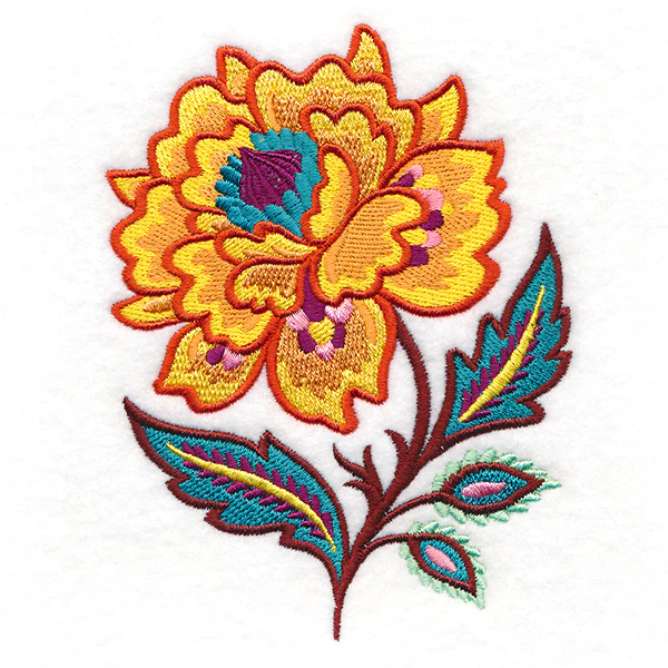 Vibrant Jacobean Flower - Image 2