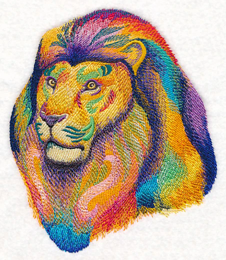 Vibrant Lion in Watercolor - Image 2