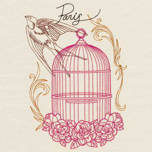 Victorian Birdcage Collage - Image 3