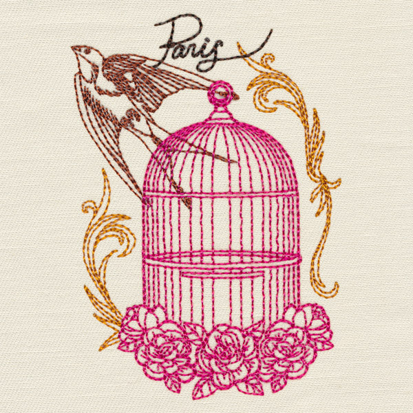 Victorian Birdcage Collage - Image 4