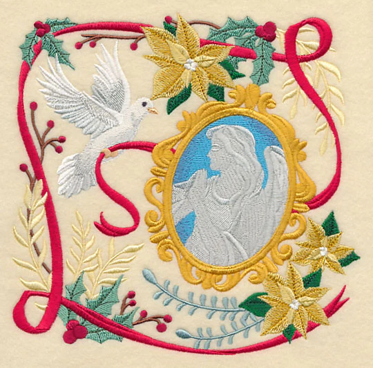 Victorian Christmas Angel Collage - Image 4