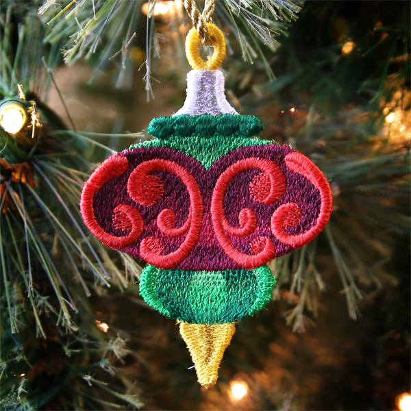 Victorian Christmas Ornament (In-the-Hoop) - Image 2
