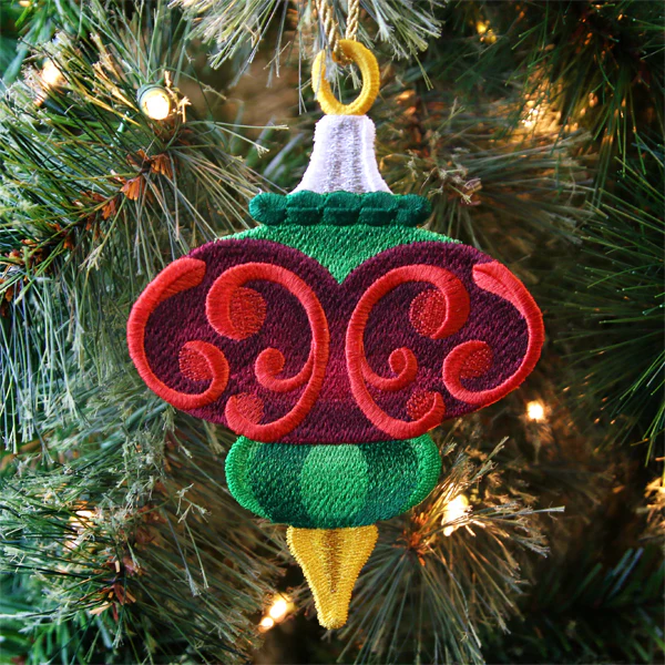 Victorian Christmas Ornament (In-the-Hoop) - Image 3