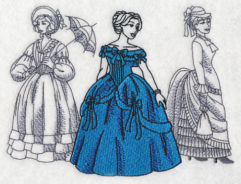 Victorian Fashion Plate - Female - Image 3