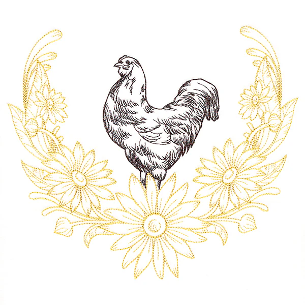 Victorian Laurels Hen (Vintage) - Image 4