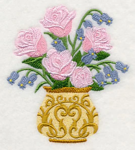 Victorian Roses and Bluebells - Image 4