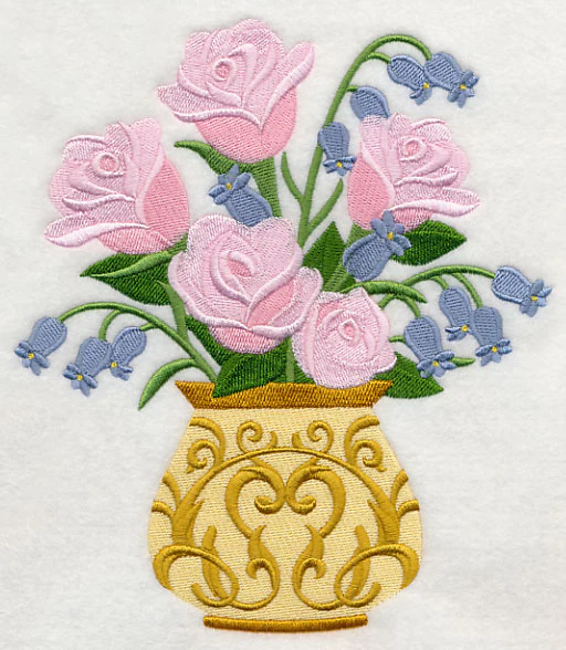 Victorian Roses and Bluebells - Image 5