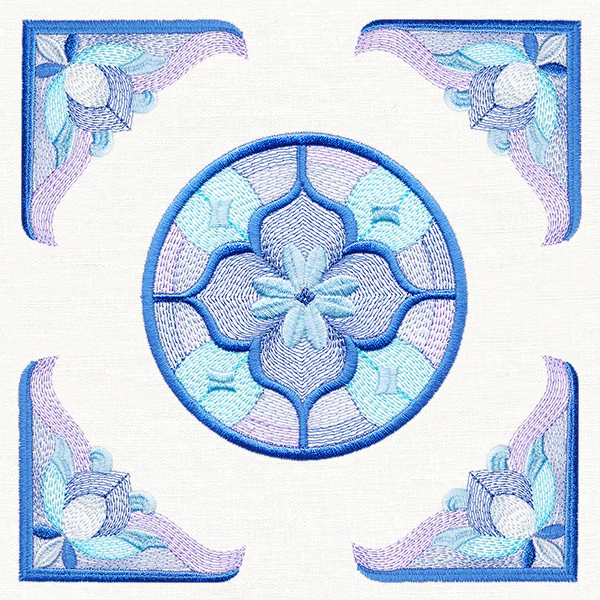 Victorian Stained Glass Pillow Pair - Image 6