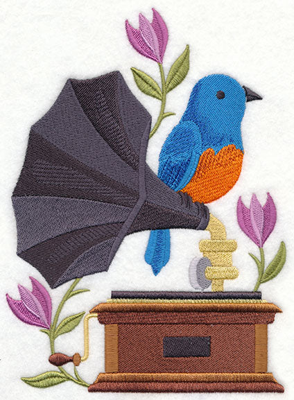 Victrola with Bird - Image 4