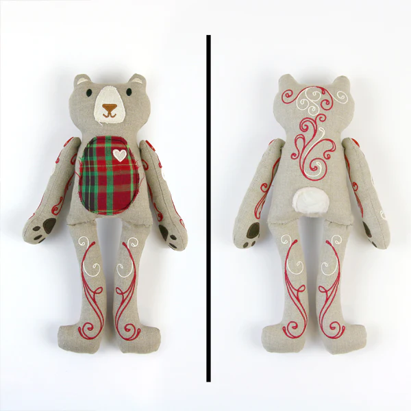Vintage Bear Doll (In-the-Hoop) - Image 6