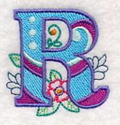 Vintage Flower Fade Letter R - 6 Inch - Image 5