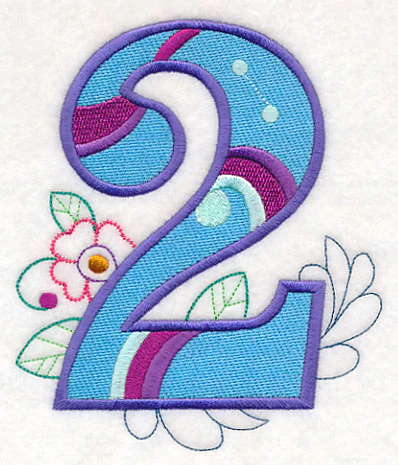 Vintage Flower Fade Number 2 - 6 Inch - Image 6