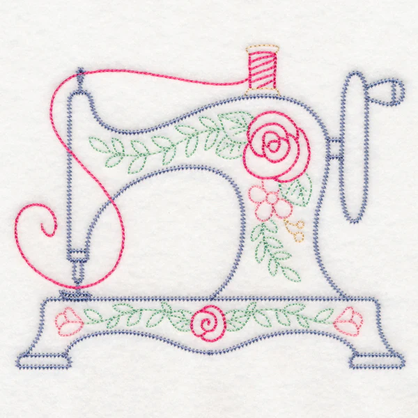Vintage Stitches Sewing Machine - Image 3