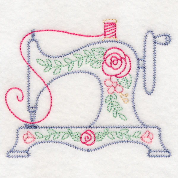 Vintage Stitches Sewing Machine - Image 4