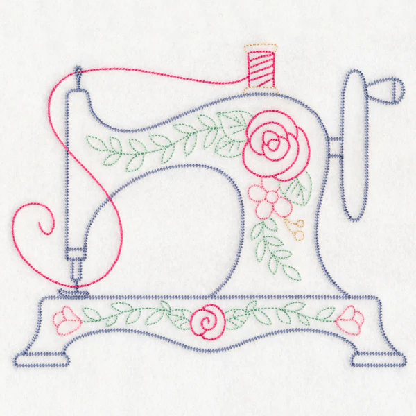 Vintage Stitches Sewing Machine - Image 5