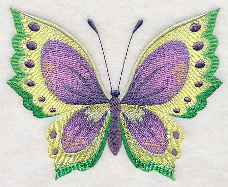 Violet Butterfly in Watercolor - Image 2