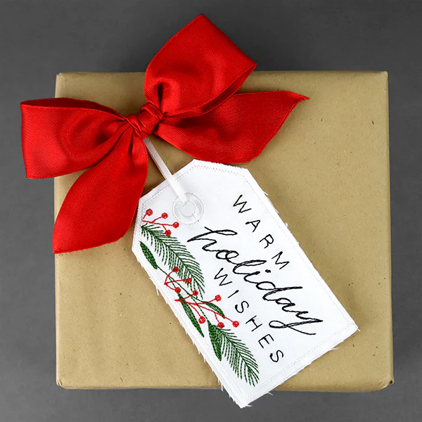 Warm Holiday Wishes Tag (In-the-Hoop) - Image 6