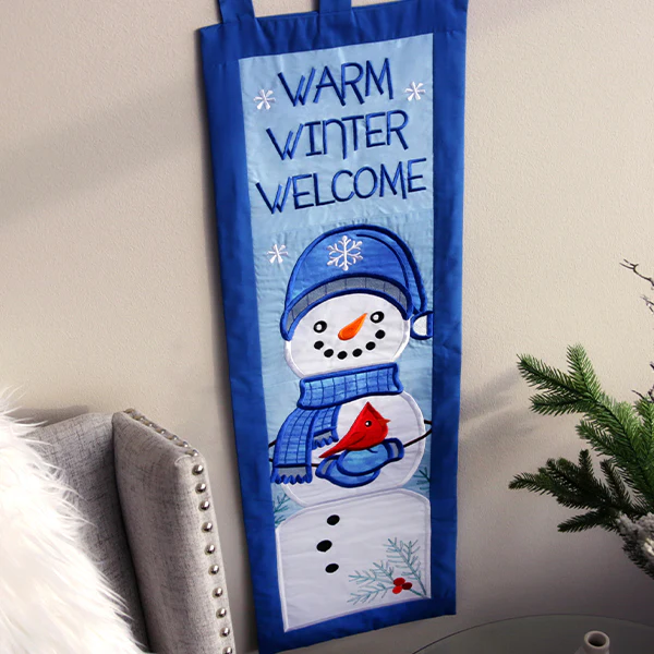 Warm Winter Welcome Snowman - Bottom Buttons (Applique) - Image 7
