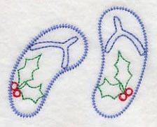 Warm Wishes Flip-Flops (Vintage) - Image 3